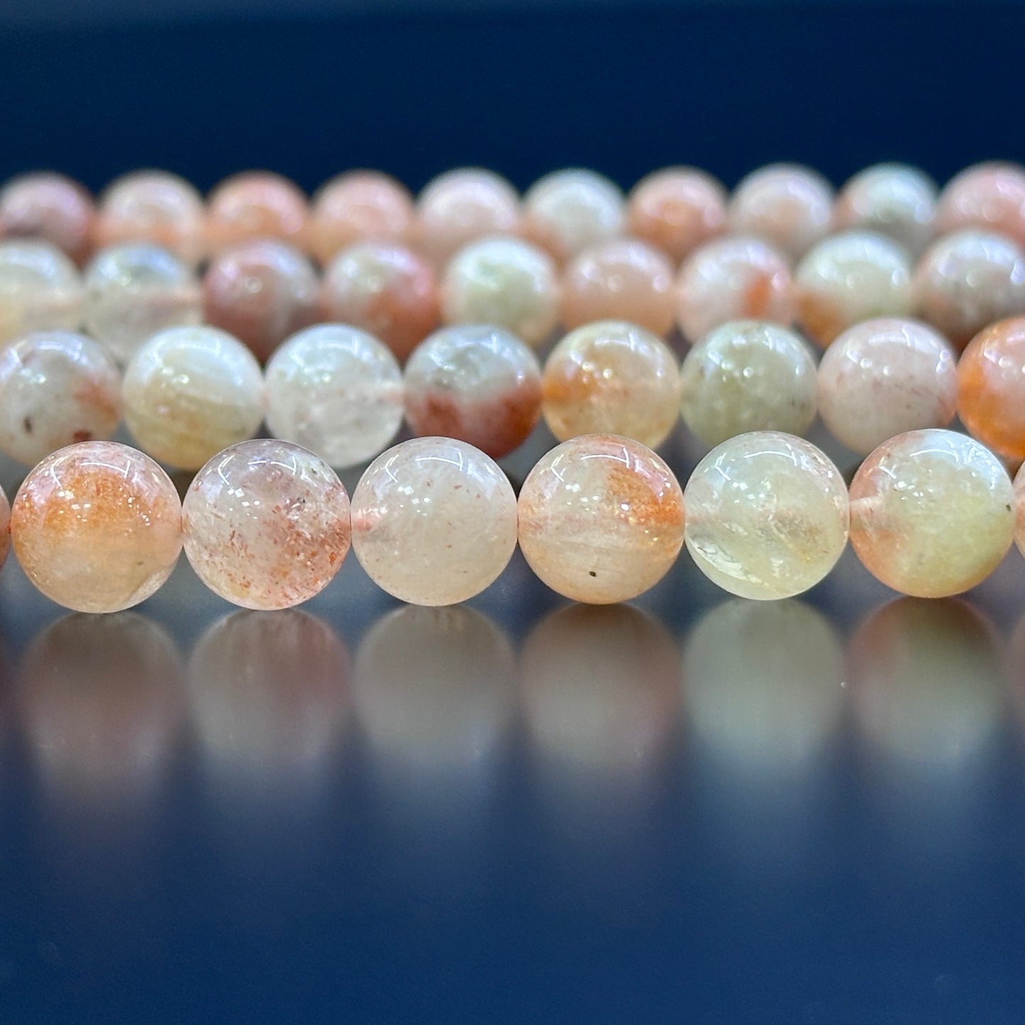 KEVI-DIY-【10 MM】Natural Crystal Beads  (1 Strand about 36-40PCS)Semi-finished Crystal Beads