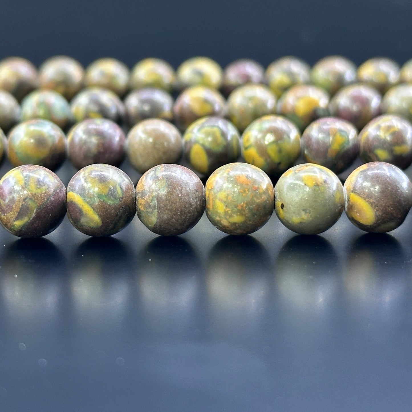 KEVI-DIY-【10 MM】Natural Crystal Beads  (1 Strand about 36-40PCS)Semi-finished Crystal Beads