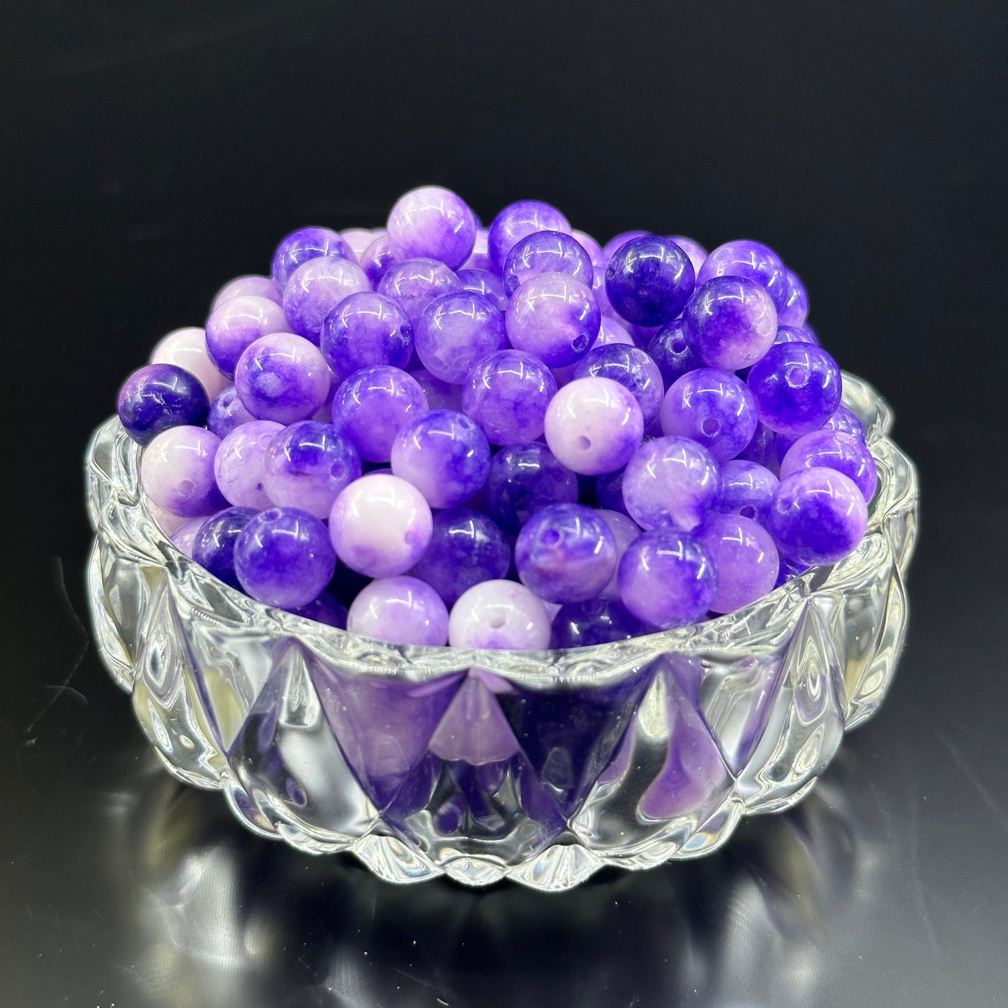 KEVI-DIY 【8mm】New Arrivals Natural Crystal Beads (Over 180 Pcs) with Box Needles Strings Spacers-New products are updated weekly at this link