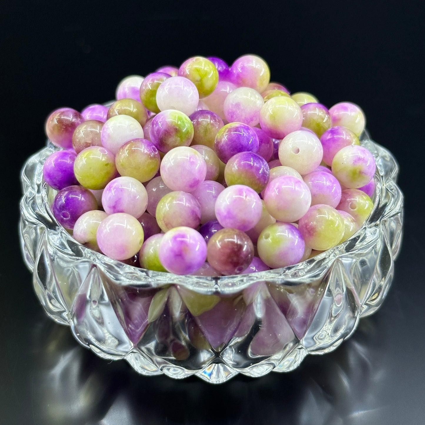 KEVI-DIY 【8mm】New Arrivals Natural Crystal Beads (Over 180 Pcs) with Box Needles Strings Spacers-New products are updated weekly at this link