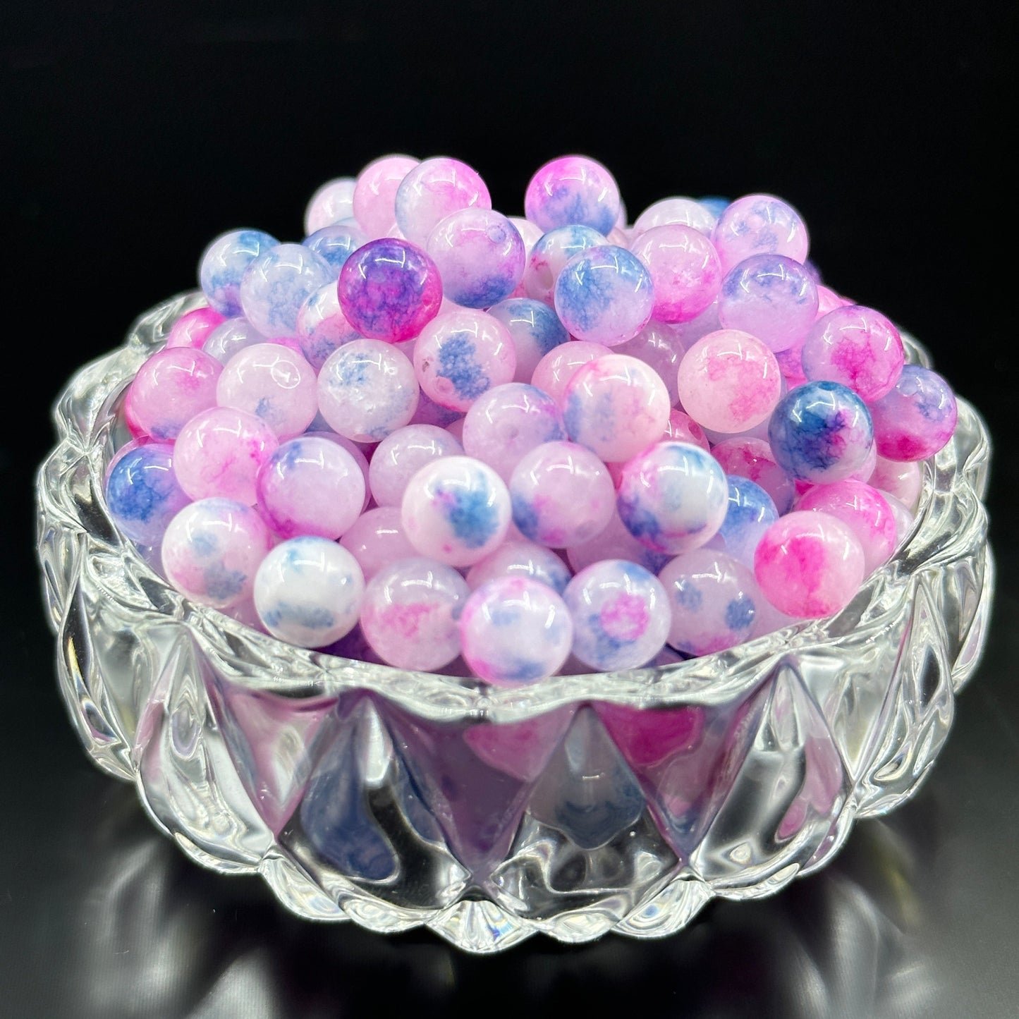 KEVI-DIY 【8mm】New Arrivals Natural Crystal Beads (Over 180 Pcs) with Box Needles Strings Spacers-New products are updated weekly at this link