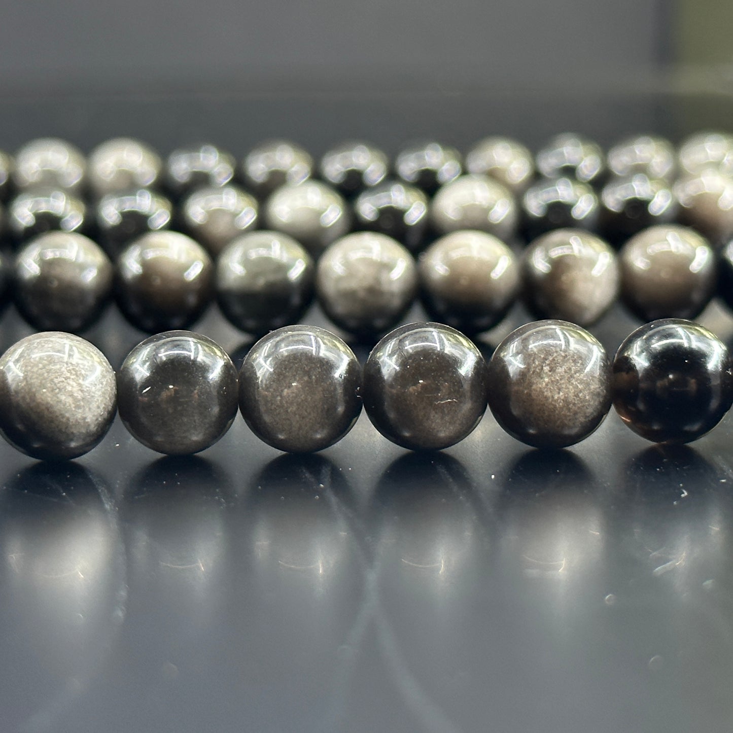 KEVI-DIY-【10 MM】Natural Crystal Beads  (1 Strand about 36-40PCS)Semi-finished Crystal Beads